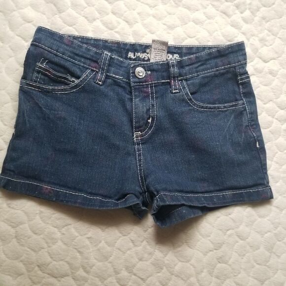 Girls 12 almost famous denim shorts floral soft - Picture 3 of 7